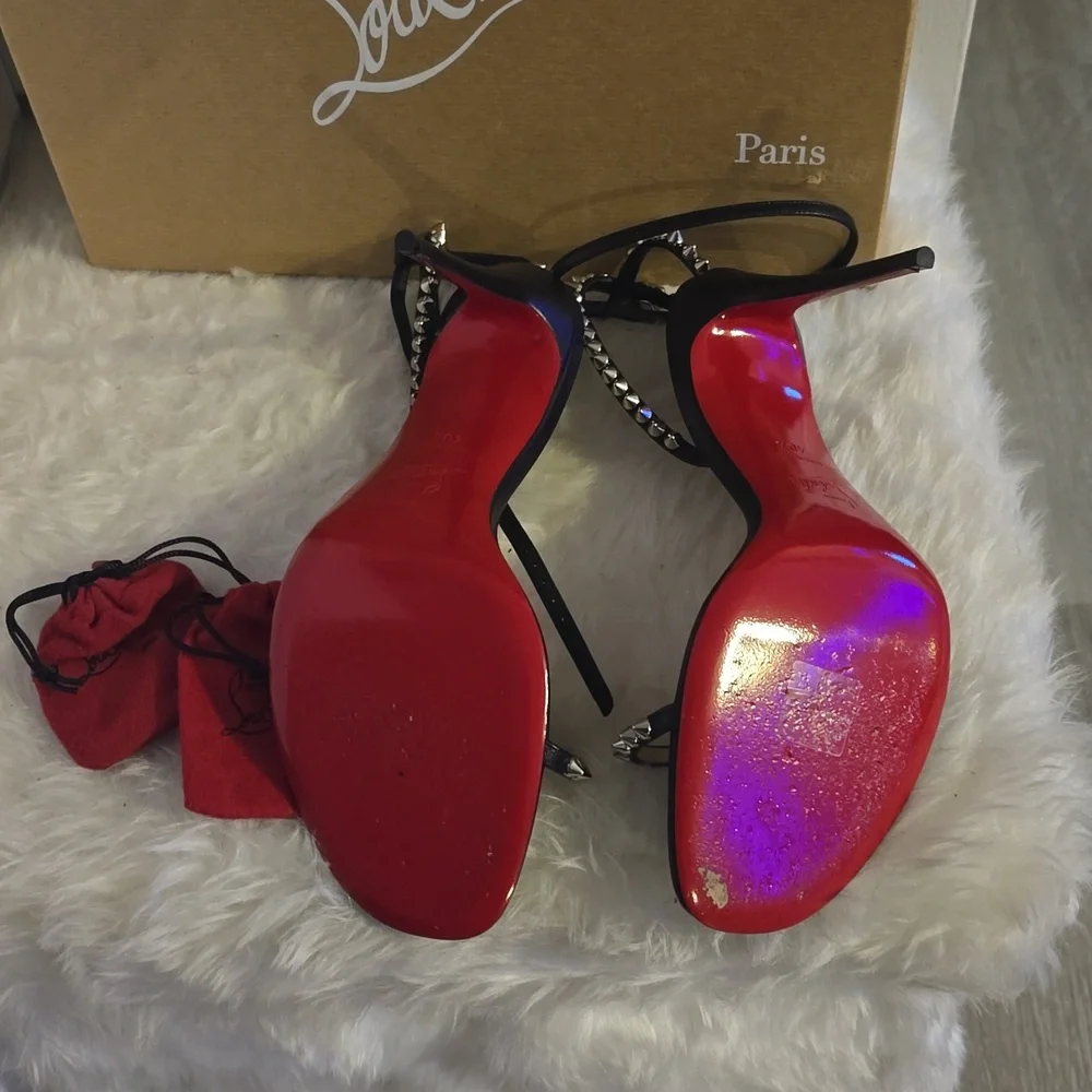 Christian Louboutin So Me 100mm Sandals - Picture 2 of 6